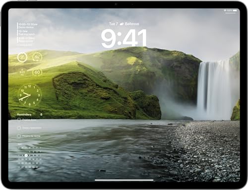 Apple 11" iPad Air (M2): Liquid Retina Display, 128 GB, 12 MP Querformat Frontkamera/12 MP Rückkamera, WLAN 6E und 5G Mobilfunk mit eSIM, Touch ID, Batterie für den ganzen Tag – Space Grau