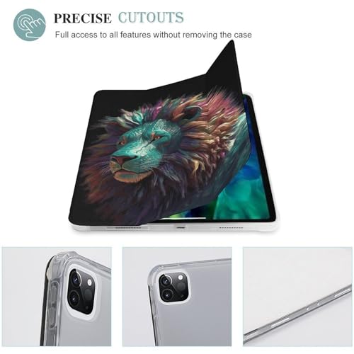 Étui iPad Pro 12,9 robuste en art abstrait avec relief texturé