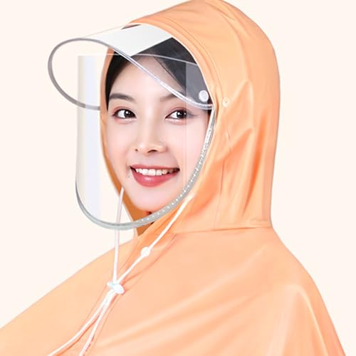 Electric Scooter Rain Poncho for Adults, Reusable Full Body PVC Raincoat with Universal Fit, Thin Portable Design for E-Scooters2