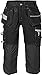Produktbild FRISTADS KANSAS Workwear 110316 3/4 Handwerker Hose Gr. 48, schwarz