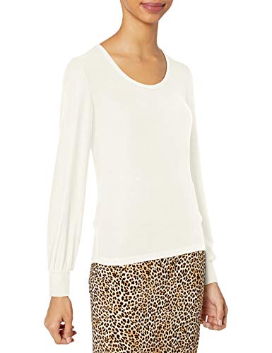 Jack by BB Dakota Junior's Rib Bell Sleeve, Ivory, Medium