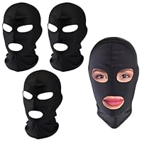 Banjiabb BDSM-Fetisch Maske 3 Stück - SM-Bondage Headgear für Männer und Frauen