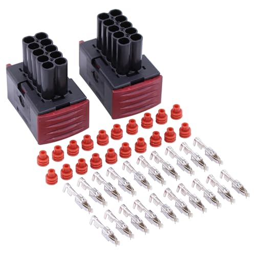 Scheinwerfer Stecker Lampe Kabelbaum Adapter Kabel Buchse Reparatursatz Steckdosen Hauptscheinwerfer Kabelreparatursatz Beleuchtung Anschluss Steckverbinder für Meriva B Zafira C Tourer C3 Aircross
