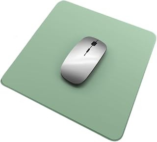 マウスパッド 小型 ゲーミングマウスパッド 光学マウス対応 オフィス 防水 オフィス 滑り止 マウス クッション ブラック (ミントグリーン)