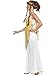Smiffys womens Helen of Troy Costume,White & Gold,L - US Size 14-16