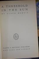 A threshold in the sun, B0007E4QEK Book Cover