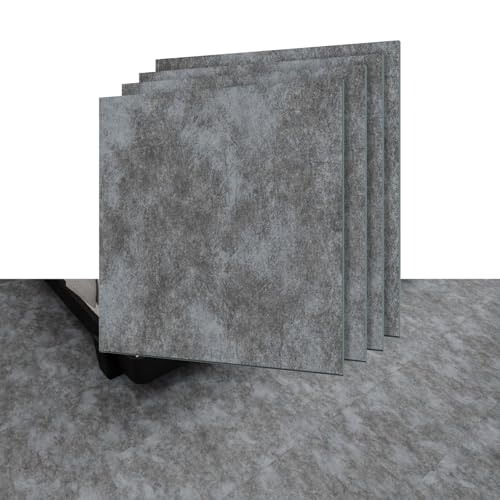 Syougen フロアタイル 大理石 接着剤不要 フローリングタイル 貼るだけ 置くだけ シール 粘着シート フロア 初心者OK 賃貸ok 防水 リノベーション DIY フローリングマット 18枚入り/ 約1畳 厚手1.5mm(304.8*304.8mm*