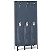 EDSAL 1-Tier Lockers with Recessed Handle - Gray
