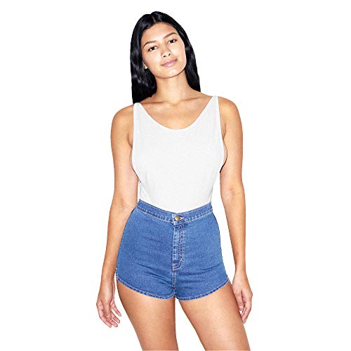 American Apparel Women's Easy Hot Short, Medium wash, Small