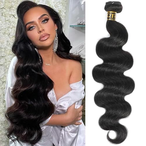 QTHAIR Brazilian Virgin Human Hair Body Wave Bundles (30",100g) 18A