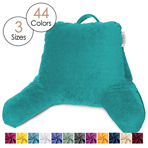 Nestl Reading Pillow, Petite Bed Rest Pillow with Arms for Kids & Young