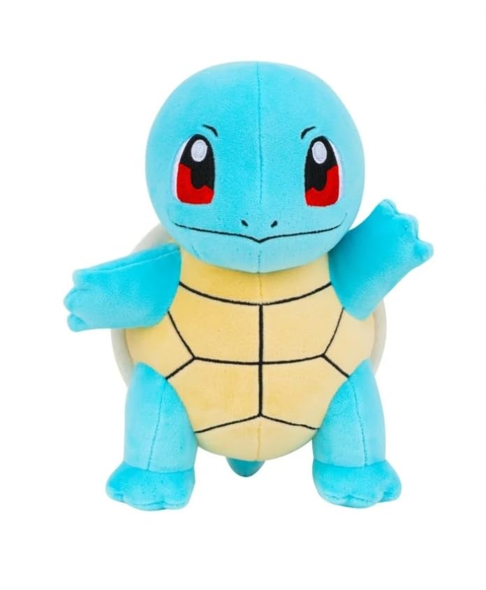 Pokemon Squirtle Plush Stuffed Animal Toy, 8 inches