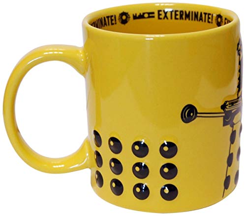 Seven20 Doctor Who Dalek 2D Ceramic Coffee Mug: Yellow