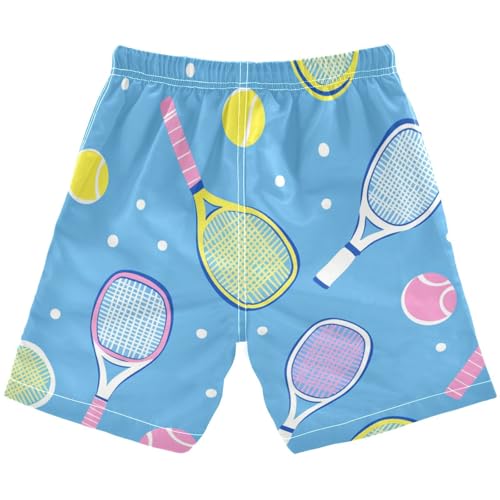 Boys Beach Board Shorts Tennis Blue Sport Swim Trunk Teen Swimwear 8-16Y2