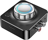 👍 【Funciona con la mayoría de los altavoces】: conecte el adaptador a cualquier receptor de A/V y cualquier altavoz con alimentación mediante conectores RCA estándar o de 3,5 mm. Este adaptador con enchufe de CA y enchufe USB también se puede usar para el sistema de audio del automóvil.