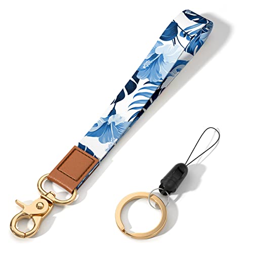 Image of Wrist Lanyard Key Chain, Cute Wristlet Strap Keychain Holder for Women Men Car Keys ID Badges Card Wallet Phone Camera