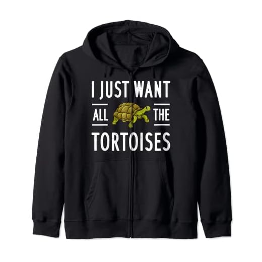 Russian Tortoise Gift African Sulcata Habitat Zip Hoodie