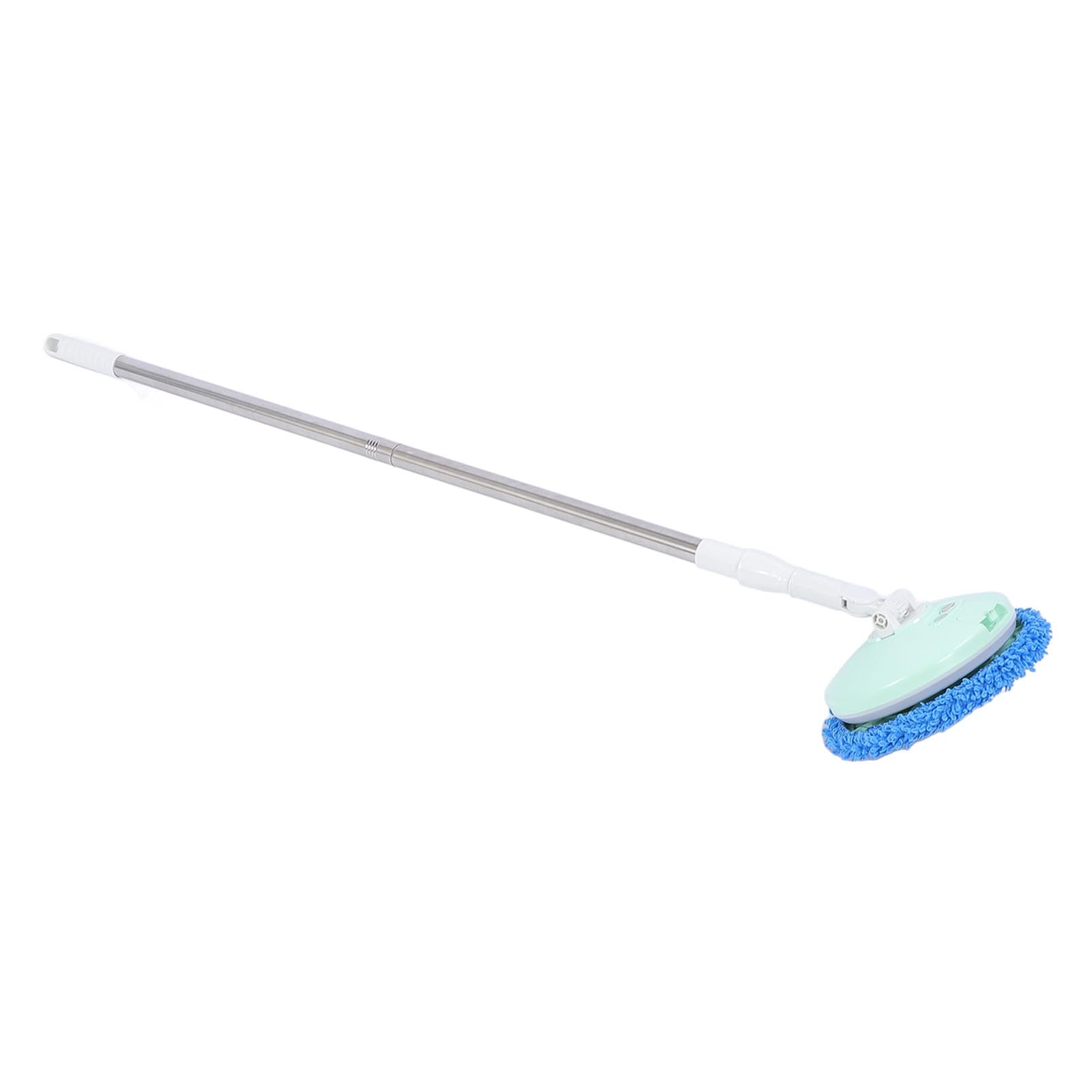 Cepillo de Limpieza de Coche eléctrico, Cepillo Giratorio para Lavado de Coches, Herramienta de Limpieza de fregona, Mango telescópico, cerdas Suaves para Uso doméstico, Suelo de (Verde)