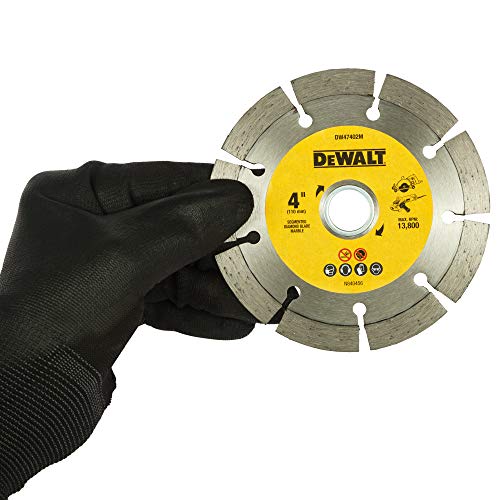 Image of DEWALT DW47402M-IN 4'' /110 mm Segmented Diamond Marble Cutting Blade (Pack of 3)