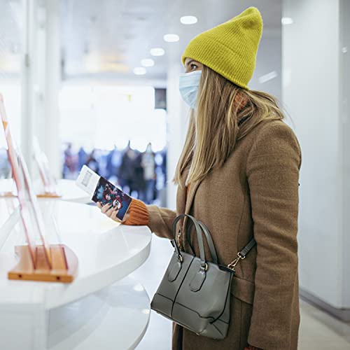 Slayer Leather Passport Holder Cover Anime Kimetsu No Yaiba Cosplay Passport Wallet Credit Card Case For Women(Pa-Slayer A) #TOP5