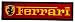 1" x 4" Ferrari Sports Cars Motorsport Racing Team DIY Embroidered Sew Iron on Patch