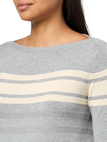 Image of Nautica Women's Mariner Stripe Pullover Boatneck Long Sleeve