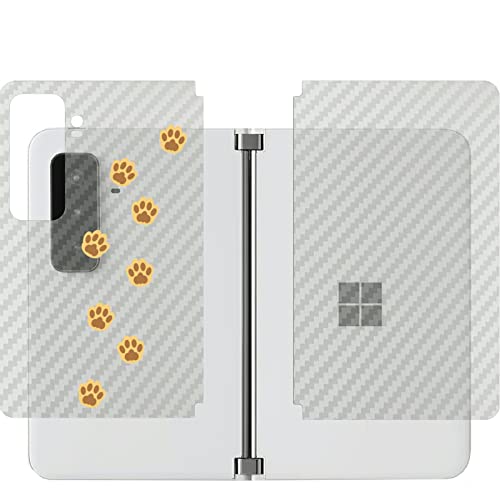 ClearView [�w�ʍ��E2����] Surface Duo 2�p �J�[�{���� ���� �C���X�g �v�����g �w�ʕی�t�B���� ���{�� [���� �u���E��]