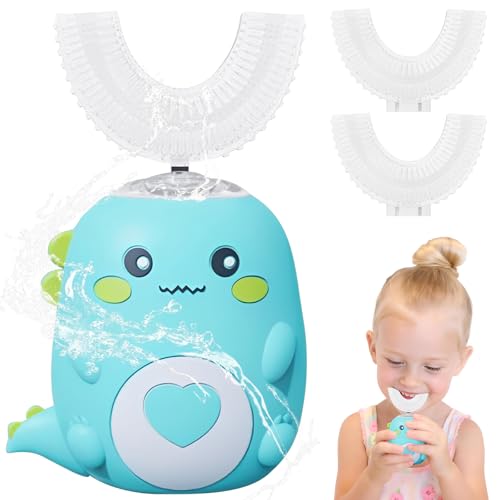 Kinderzahnbürste Elektrisch, 360° Automatische Ultraschall...