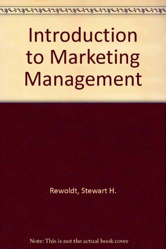 Introduction to Marketing Management