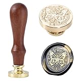 Samsara - Juego de sellos de cera – Diseños simbólicos en espiral y ciclo que representan el renacimiento, la eternidad y el viaje del alma – para diario, letras y proyectos de arte (reloj de mariposa