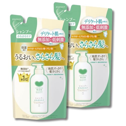 カウブランド無添加シャンプー さらさらケア詰替用 360ml ×2個セット