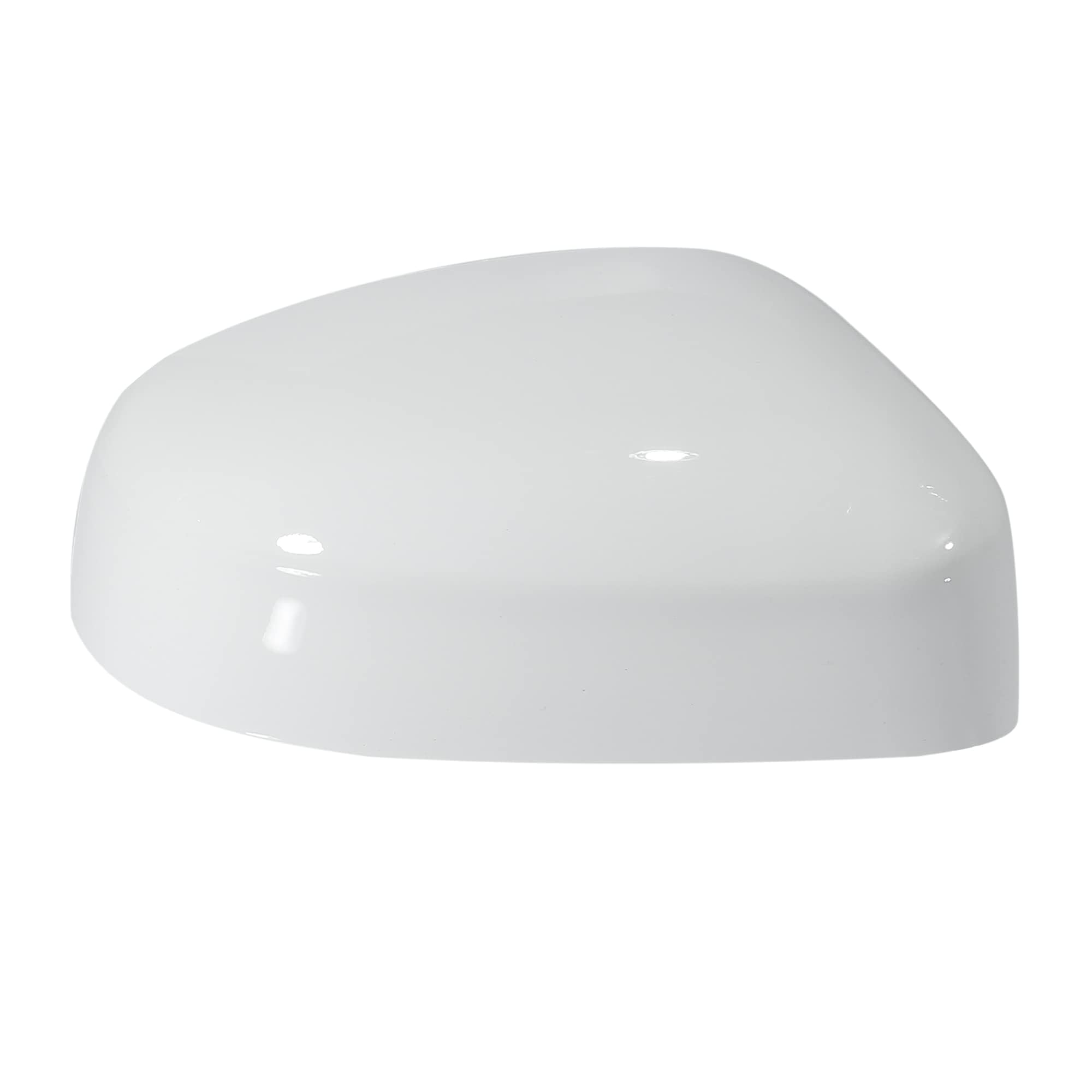 White Right Side Mirror Passenger Side Mirror Car Si-de Door Mir-ror Cover Rear View Mirror Cap for Ford Focus 2014 2015 2016 2017 2018.