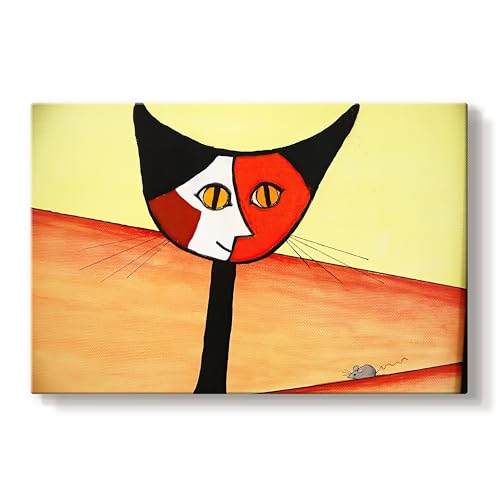 Renditions Gallery Norma Salt | The Watchful Cat | Canvas Wall Art | GAL087