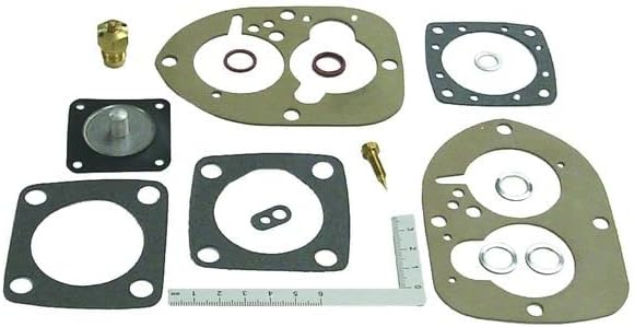 18-7000 Carburetor Rebuild Kit Replacement for Solex 44PA1 Volvo Penta AQ115 AQ125A AQ130 AQ131 AQ145 AQ150 AQ151 AQ171 AQ170 BB Carb Rebuild Parts 834527 856471 856472 841292 841836-0