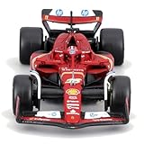 Bburago 1:43 SFR Ferrari SF-24 w/Helmet (2024), Leclerc #16, Red - Image 4