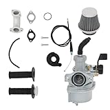Carburetor Carb Replacement for Honda CRF70F 2004-2012 XR70R 1998-2003 with Air Filter Intake Throttle Cable