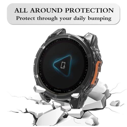 Protecteur d'écran Garmin Fenix 8 47mm pour sport et randonnée - 4