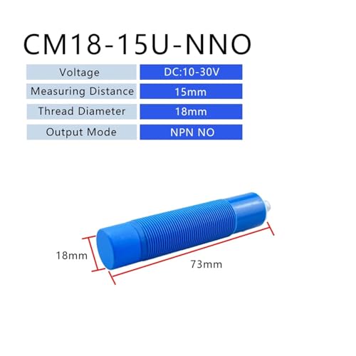 Sensor capacitivo M18 para automatizar lineas de envasado y deteccion de envases 2
