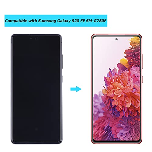Pantalla Super AMOLED de 6.5 pulgadas para Samsung S20 FE con marco negro resistente 5