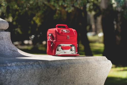 Image of PICNIC TIME NFL unisex-adult NFL Pranzo Lunch Bag, Insulated Lunch Box with Picnic Set, Lunch Cooler Bag