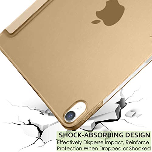 Image of DuraSafe Cases For iPad Mini 6 Gen 2021 8.3 Inch [ Mini 6th Gen ] A2567 A2568 A2569 MK7M3HN /A MLWL3HN /A MK7R3HN /A MK7P3HN /A MLWR3HN /A MK7X3HN /A MK7V3HN /A MK893HN /A MK8E3HN /AiPad Cover Hard Back - Gold