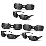 Holibanna 6 Stk Sehkorrektur Lochblende glasswear Trinkgläser Schüttgut Schnapsgläser aus Glas Schweißen Brille Augenpflege-Tool Augenpflegemittel Anti-Müdigkeit dekorativer Spiegel