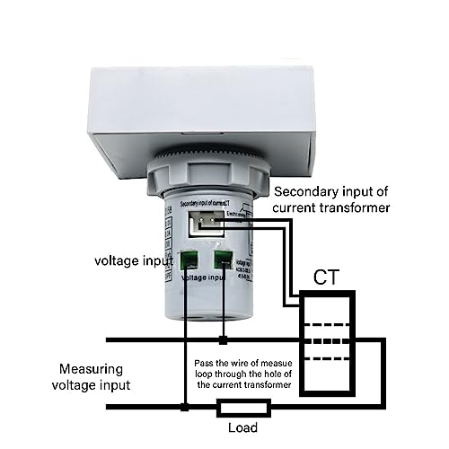 Voltmètre ampèremètre 50-300V pour éviter la surcharge électrique