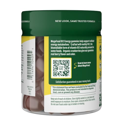 MegaFood Vitamin B12 Energy Gummies