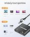 avedio links USB C/USB 3.0 to HDMI Splitter Extended Display, USB C to HDMI Adapter for Windows and Mac OS, Support Displaylink Expand up to 6 Monitors, HDMI Out 1 4K, Out 2 1080P