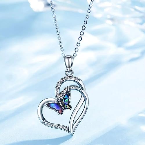 Collier papillon bleu argent 925 : l'élégance d'un bijou raffiné