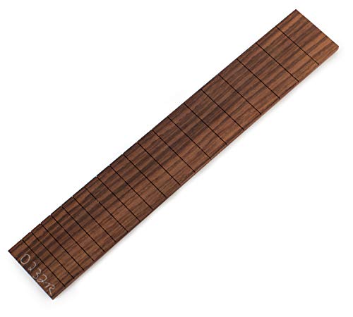 StewMac Slotted Fingerboard for Ukulele, Indian Rosewood, tenor scale