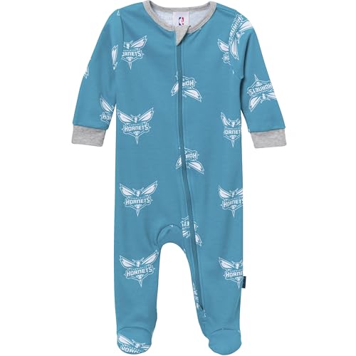 Gerber Unisex Baby NBA Team Sleep 'N Play, Charlotte Hornets, 6-9 Months