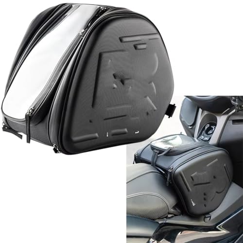 Bolsa de moto impermeable universal para almacenamiento en scooter y túnel 5