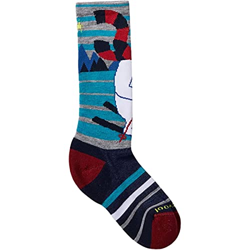 Smartwool Wintersport Full Cushion Yeti Pattern Otc Sock - Kids' Light Gray, L #TOP8